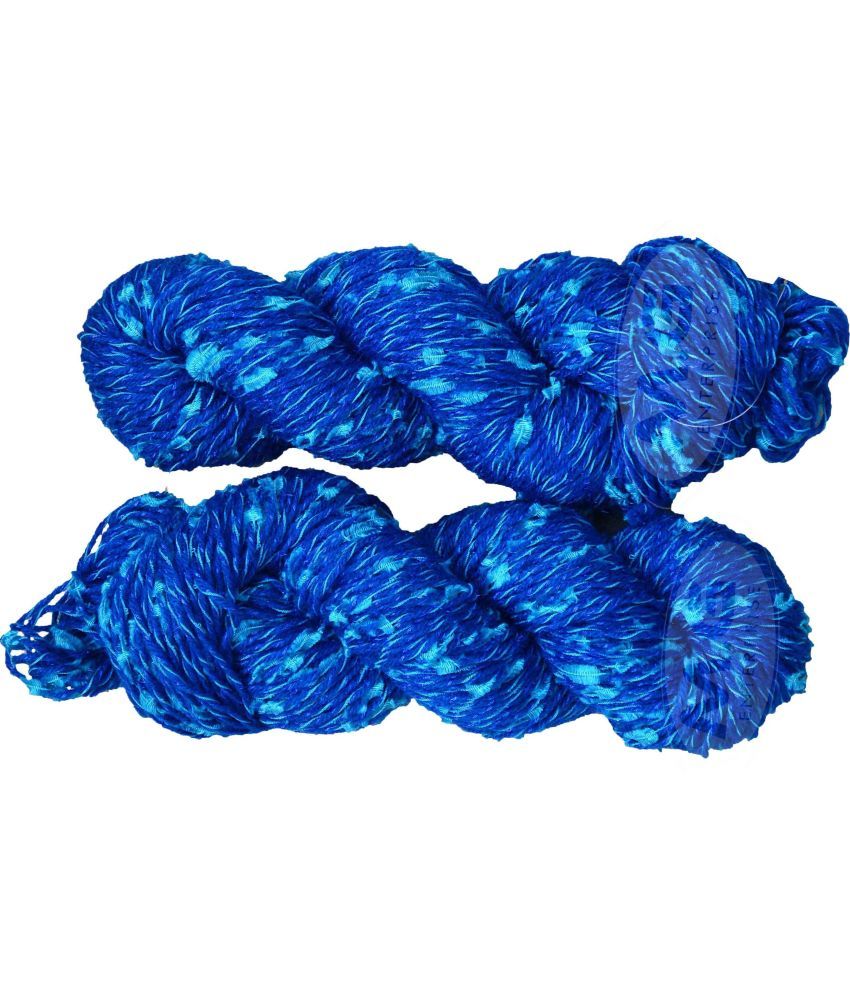     			K/K Veronica Blue mix (200 gm)  wool ART- HIDHank Hand knitting wool ART- HID