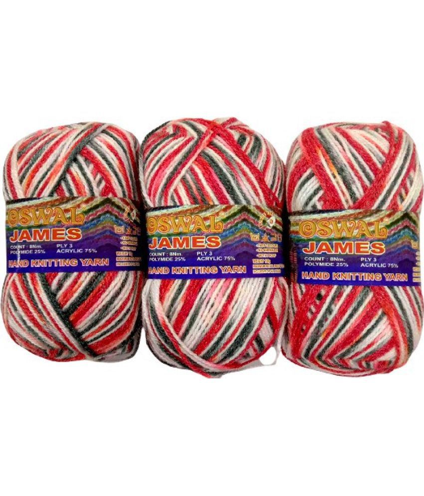     			Knitting Yarn 3ply Wool, 500 gm Best Used with Knitting Needles, Crochet Needles Wool Yarn for Knitting. Shade no.15