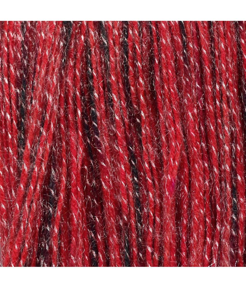     			Knitting Yarn Arman Wool, Soft Fancy Wool Redmix 200 gm  Best Used with Knitting Needles, Soft Fancy Wool Crochet NeedlesWool Yarn for Knitting. By     D