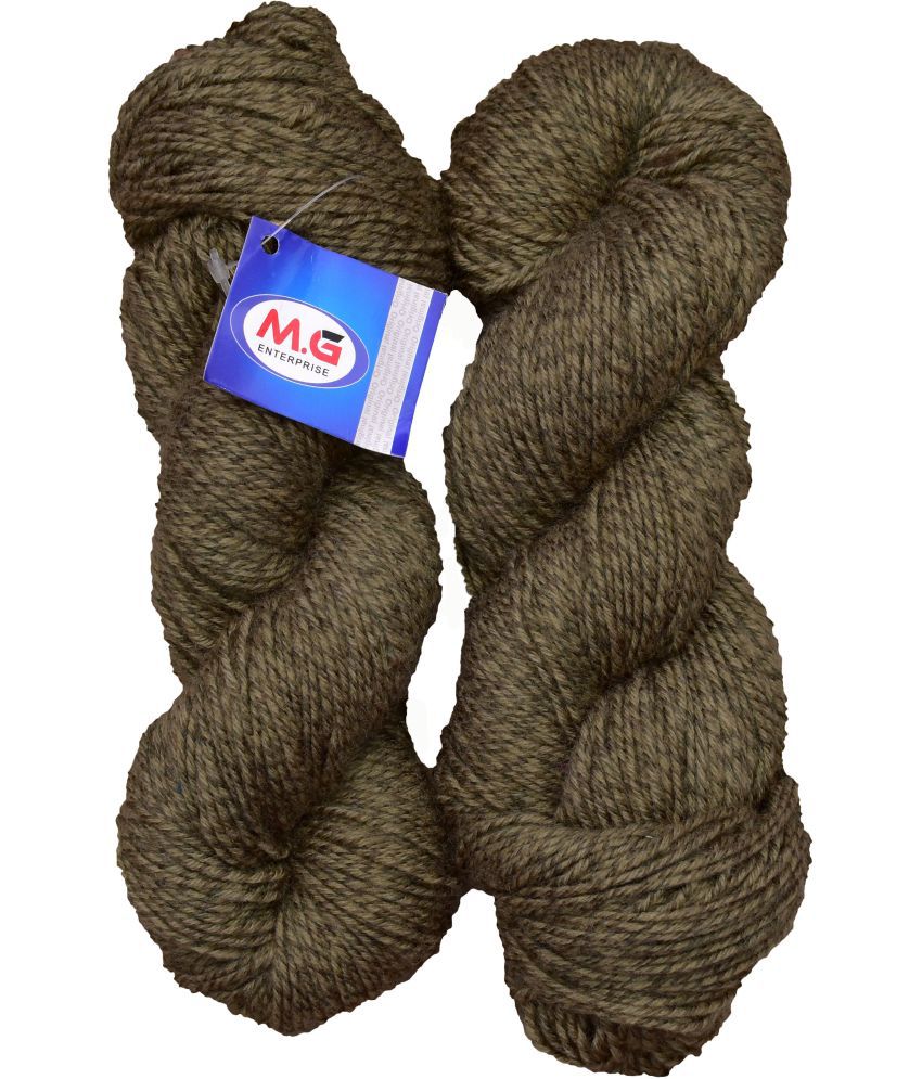     			Knitting Yarn Fusion Soft Wool, Pista 200 gm  Best Used with Knitting Needles, Crochet Needles Wool Yarn for Knitting.