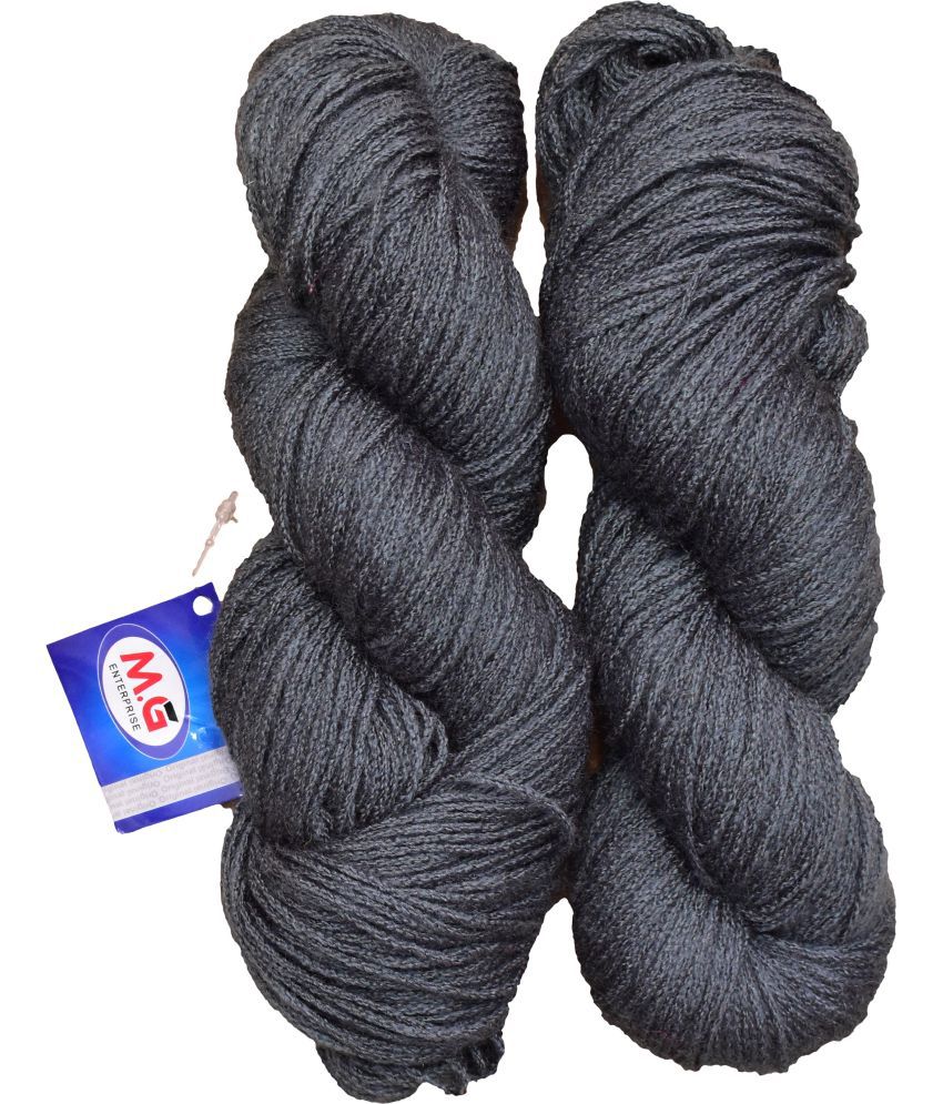     			Knitting Yarn Martina Wool, Crave Wool Grey 200 gm  Best Used with Knitting Needles, Crave Wool Crochet Needles Wool Yarn for Knitting.