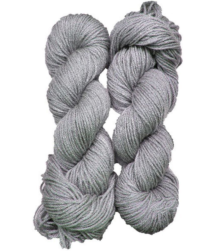     			Knitting Yarn Martina Wool, Crave Wool Steel Grey 200 gm Best Used with Knitting Needles, Crave Wool Crochet Needles Wool Yarn for Knitting