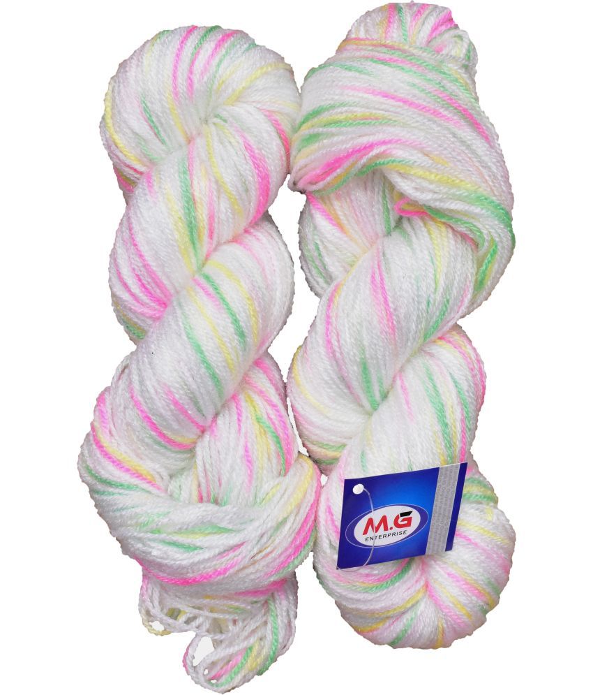     			Knitting Yarn Multi Wool, Cream Pie 200 gm  Best Used with Knitting Needles, Crochet Needles Wool Yarn for Knitting.
