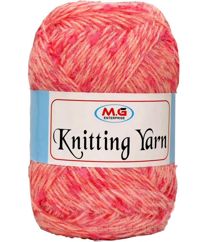     			Knitting Yarn Thick Chunky Wool  Berry 200 gm Knitting Needles. Art-HIB
