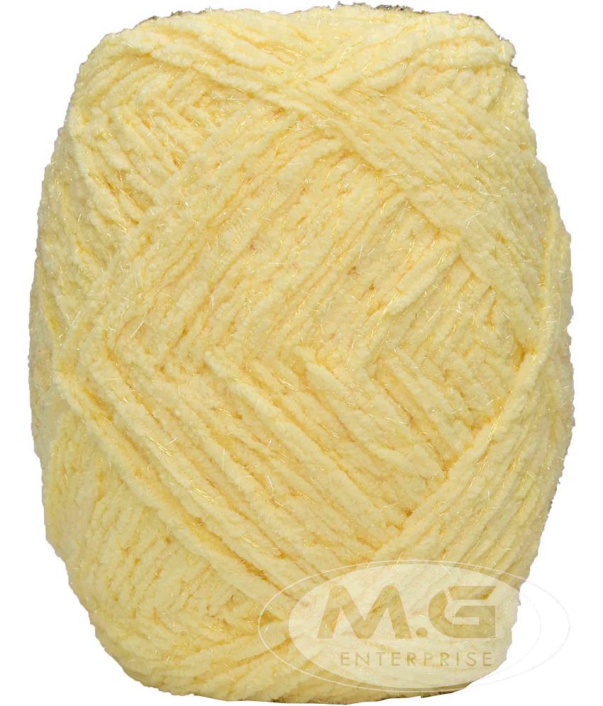     			Knitting Yarn Thick Chunky Wool, Blanket Dark Cream  WL 400 gm