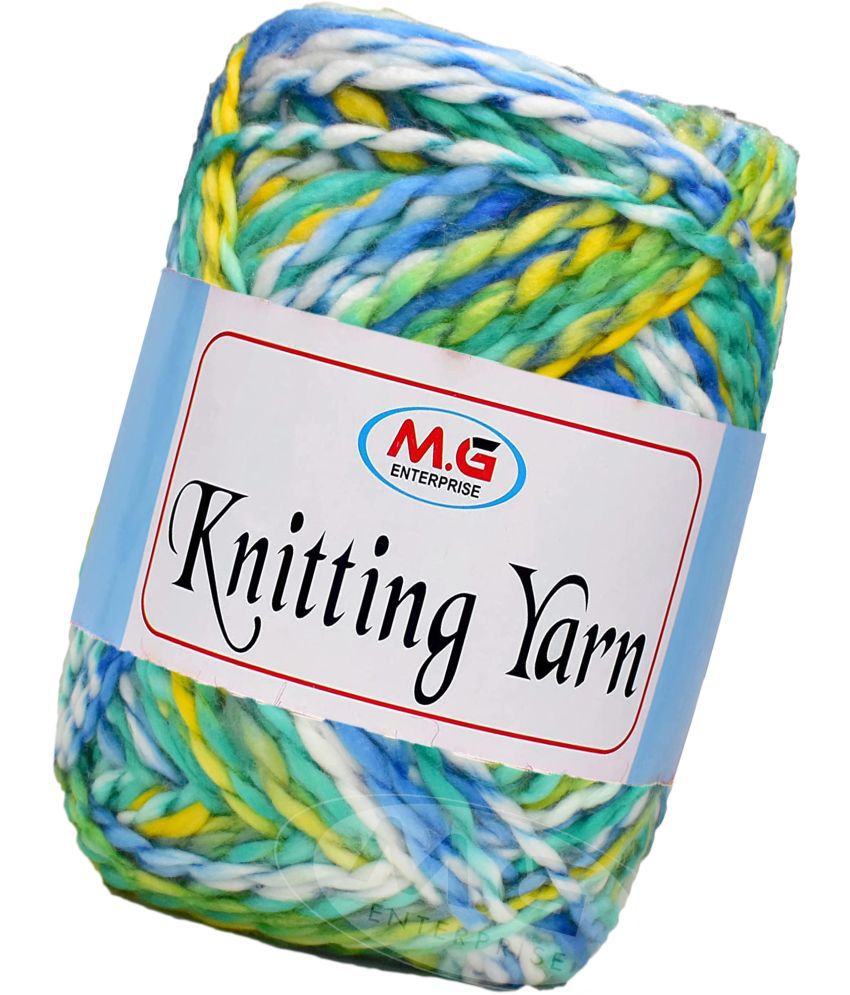     			Knitting Yarn Thick Chunky Wool,Sumo  New Green 400 gms-OB Art-ABBG