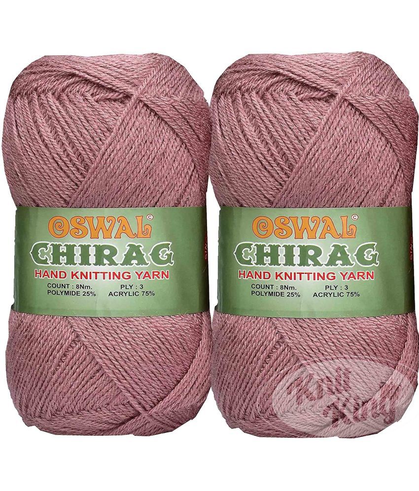     			Oswal KK_Chirag Salmon (200 gm)  Wool Ball Hand knitting wool  L