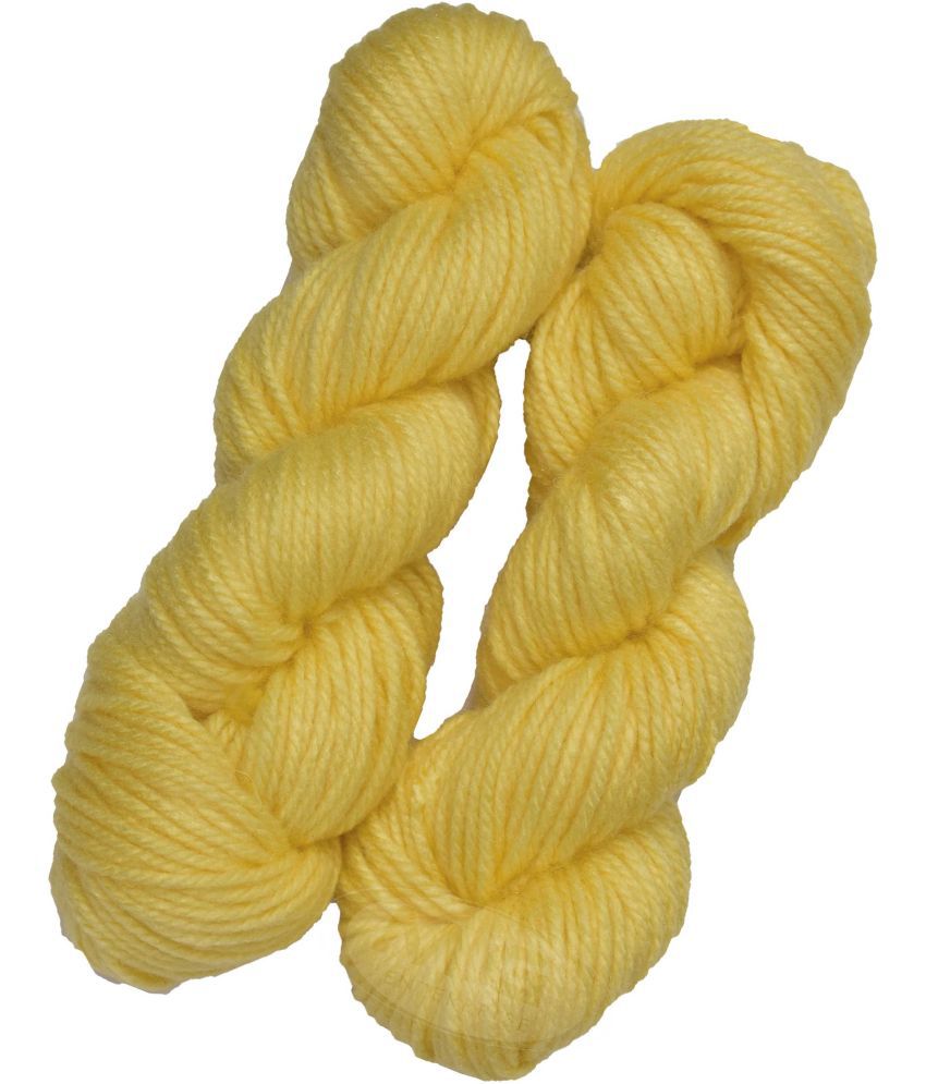     			Oswal Knitting Yarn Thick Chunky Wool, Dark Cream 400 gm ART - AJIH