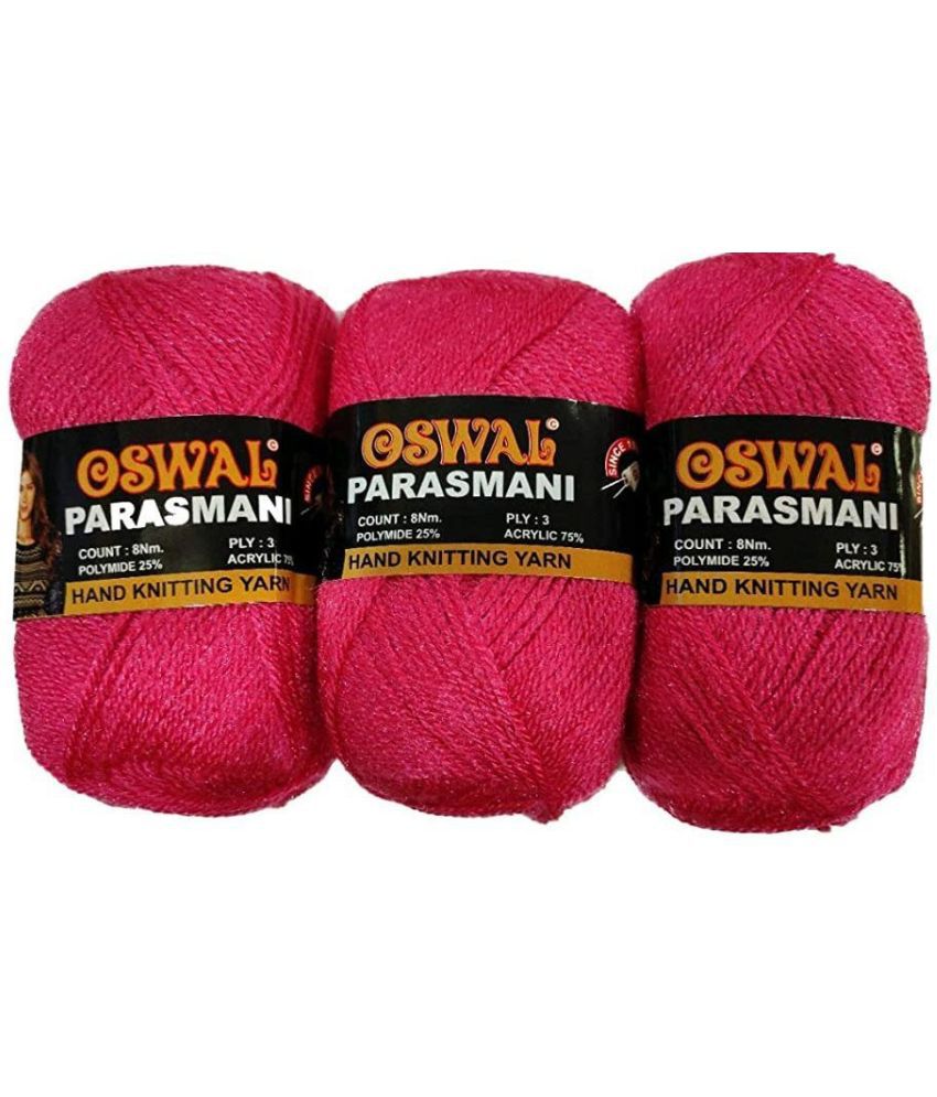    			Parasmani Hand Knitting Soft Fingering Crochet Hook Colour (100GMS Each) 500GMS Shade no.54