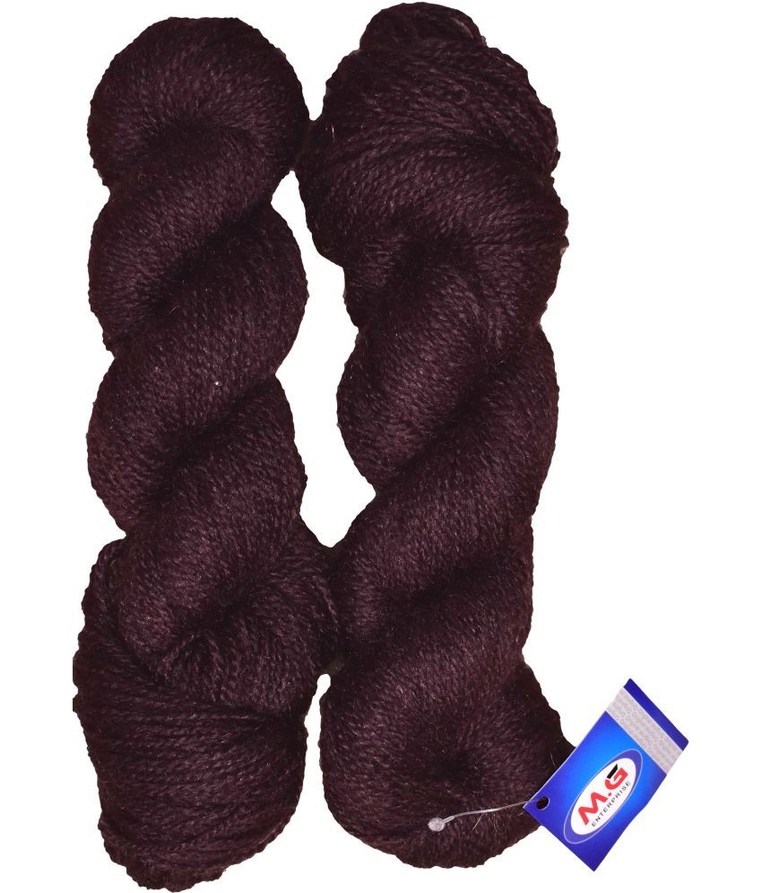     			Popeye Coffee (300 gm)  Wool Hank Hand knitting wool / Art Craft soft fingering crochet hook yarn, needle knitting yarn thread dye  X