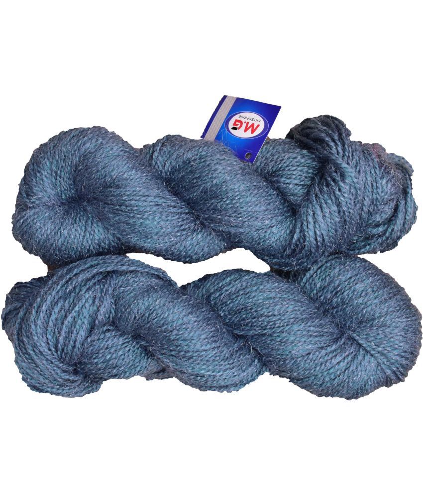     			Popeye Mouse Grey (200 gm)  Wool Hank Hand knitting wool / Art Craft soft fingering crochet hook yarn, needle knitting yarn thread dye J KB