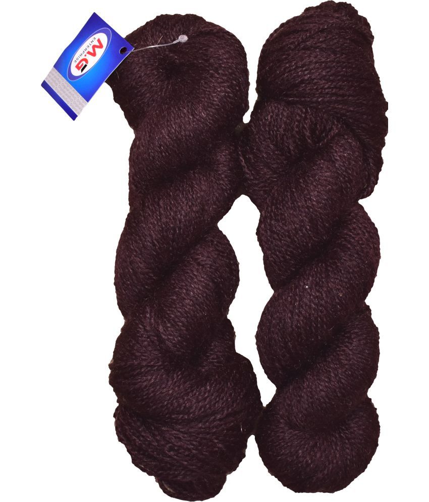     			Rabit Excel Coffee (200 gm)  Wool Hank Hand knitting wool / Art Craft soft fingering crochet hook yarn, needle knitting yarn thread dyed