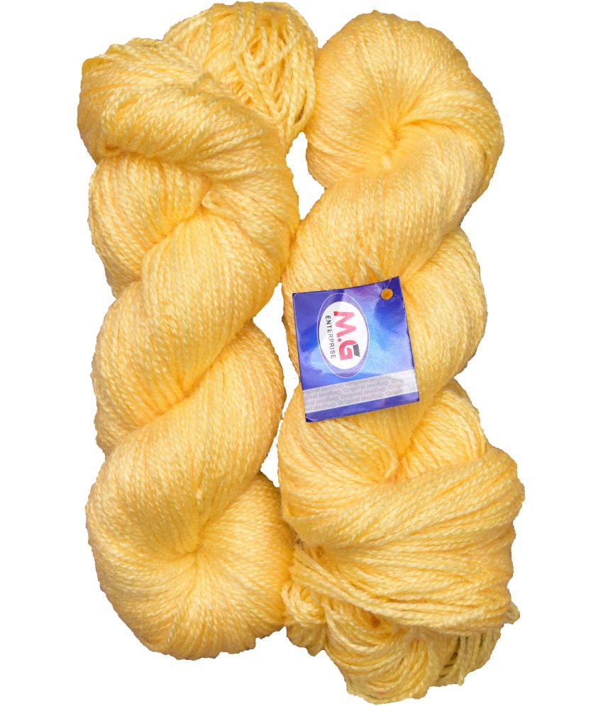     			Rabit Excel Dark Cream (400 gm)  Wool Hank Hand knitting wool / Art Craft soft fingering crochet hook yarn, needle knitting yarn thread dyed