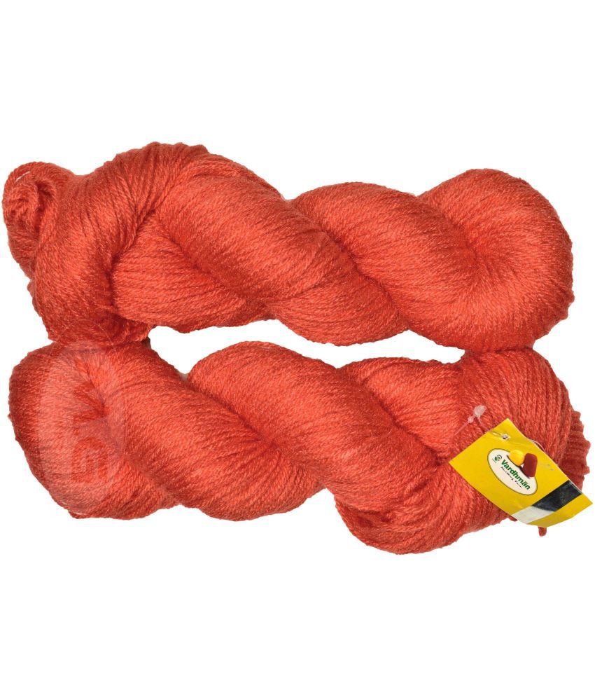     			Represents H VARDHMAN Knitting Yarn Wool Li Orange 300 gm Art-DBD