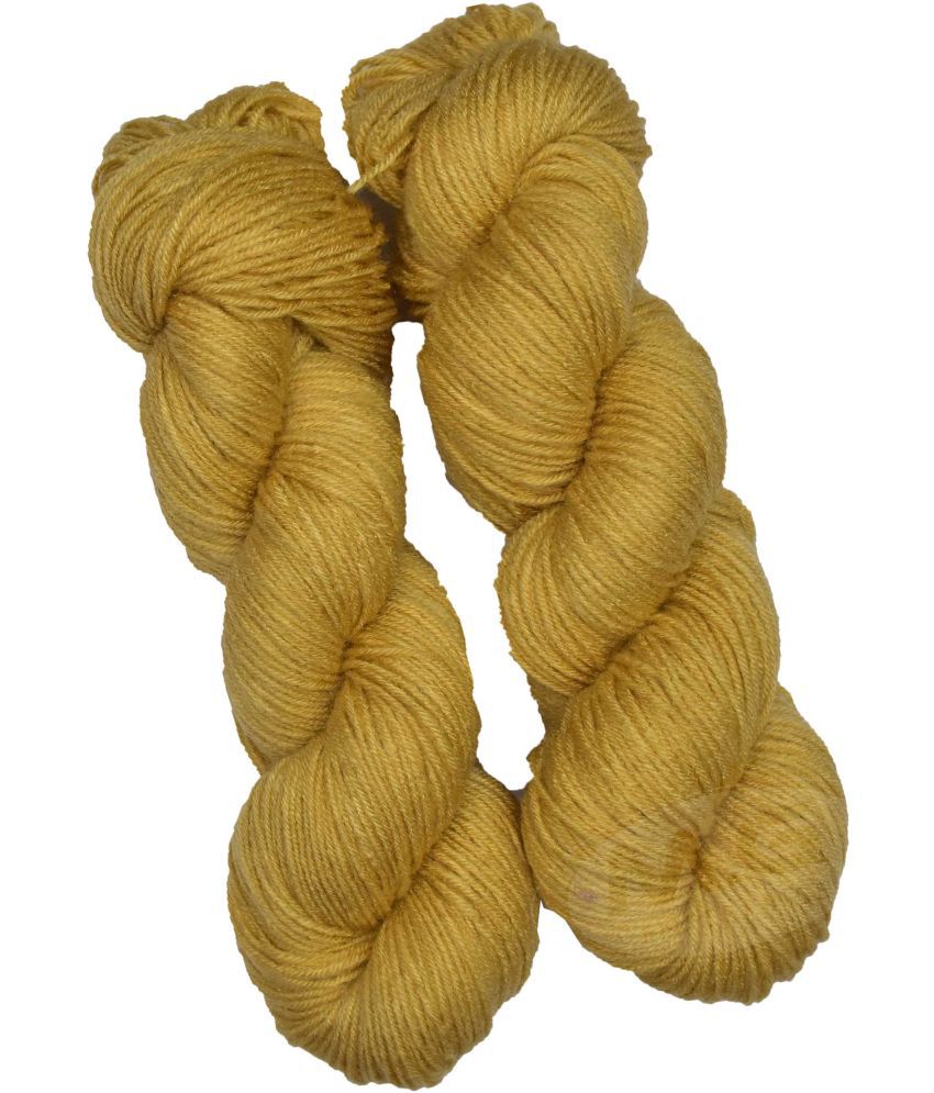     			Represents H VARDHMAN Knitting Yarn Wool Li Mustard 500 gm Art-ABFH