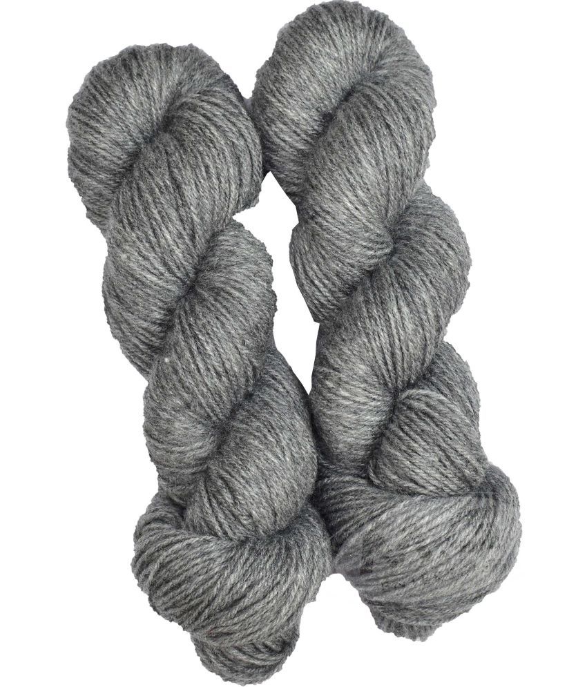     			Represents H VARDHMAN Knitting Yarn Wool Li Steel Grey 500 gm Art-ABHH