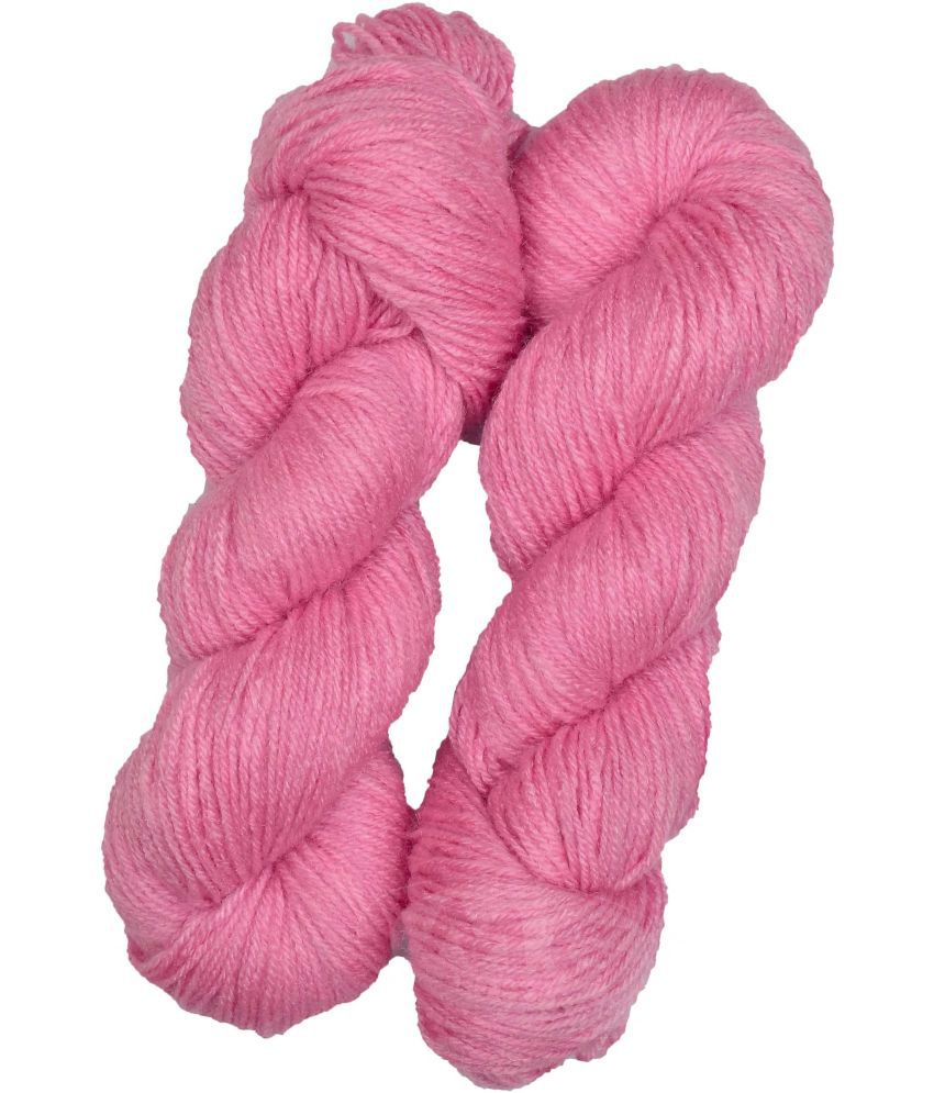     			Represents H VARDHMAN Knitting Yarn Wool Li Baby Pink 400 gm Art-DBH