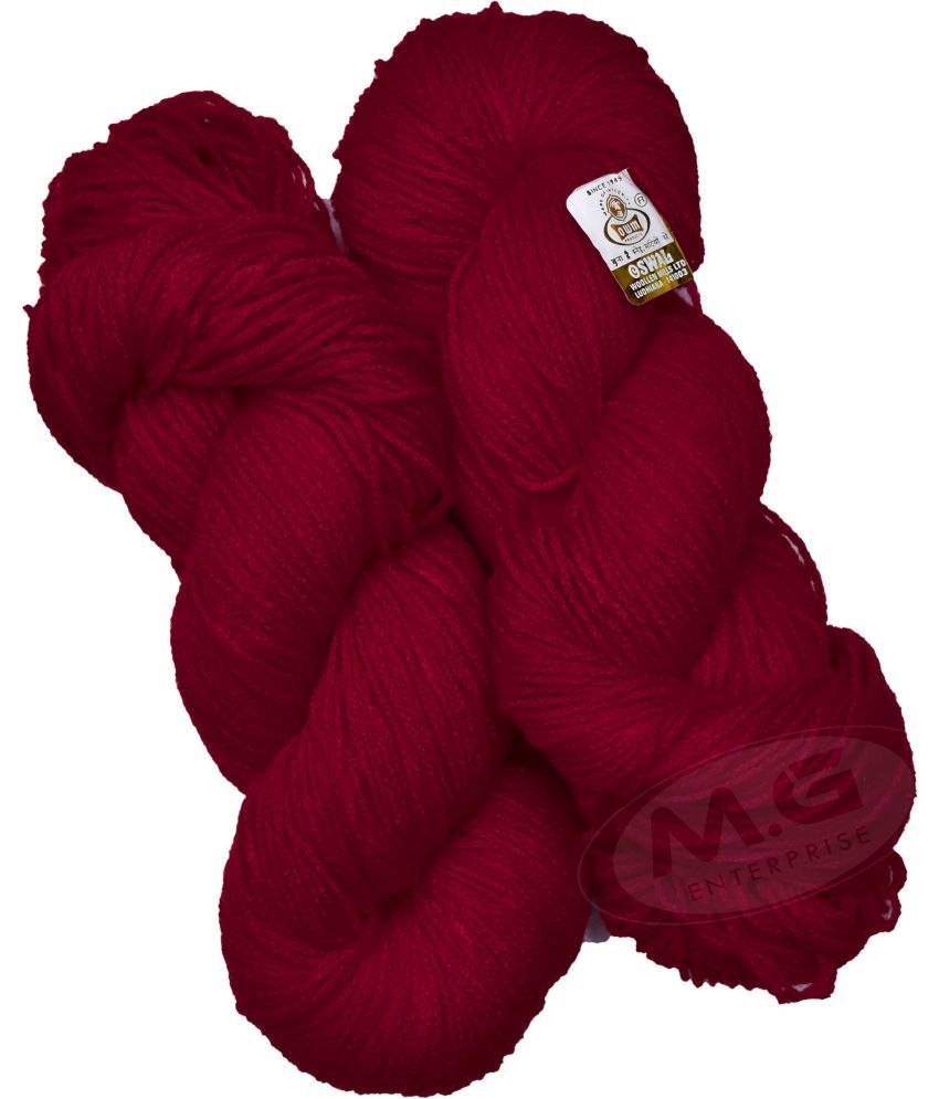     			Represents Oswal Knitting Yarn Martina Wool, Crave Wool Red 400 gm ART - BEG