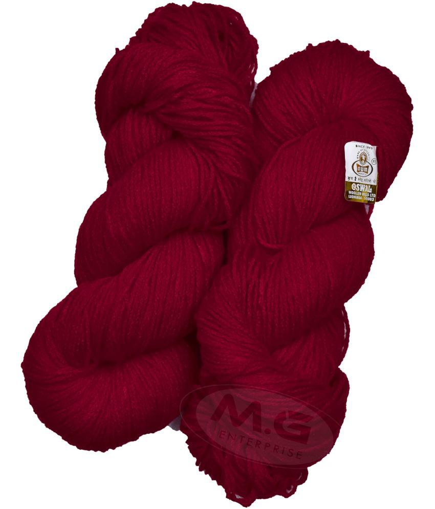     			Represents Oswal Knitting Yarn Martina Wool, Crave Wool Red 300 gm ART - BEG