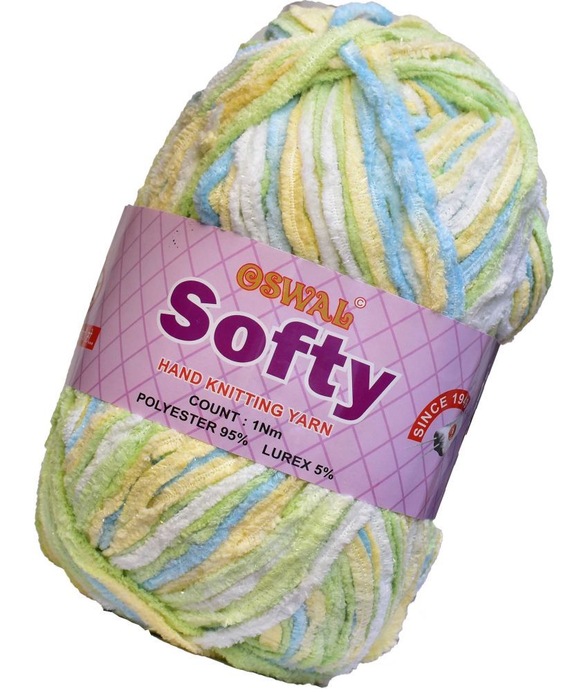     			Represents Oswal Knitting Yarn Thick Wool, Softy Daffodil 450 gm Art-GGH