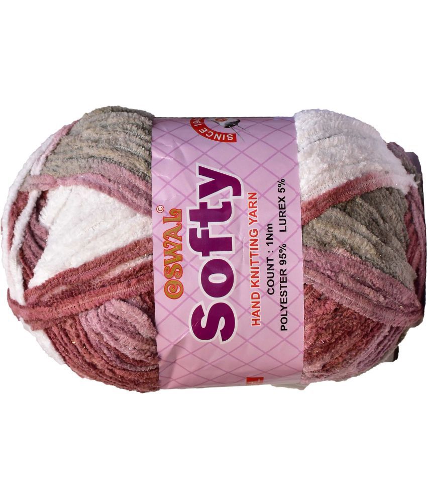     			Represents Oswal Knitting Yarn Thick Wool, Softy Mud Mix 300 gm Art-IFE