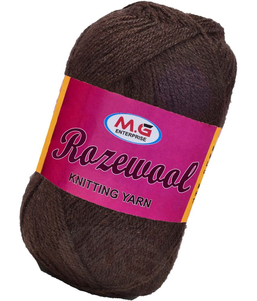     			Represents Rosemary  Coffee 300 gms Wool Ball Hand knitting wool-ID Art-FHG