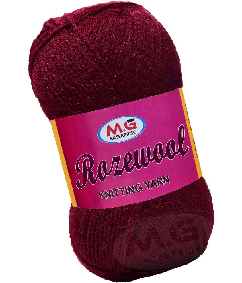     			Represents Rosemary  Mehroon 400 gms Wool Ball Hand knitting wool-WD Art-FIF