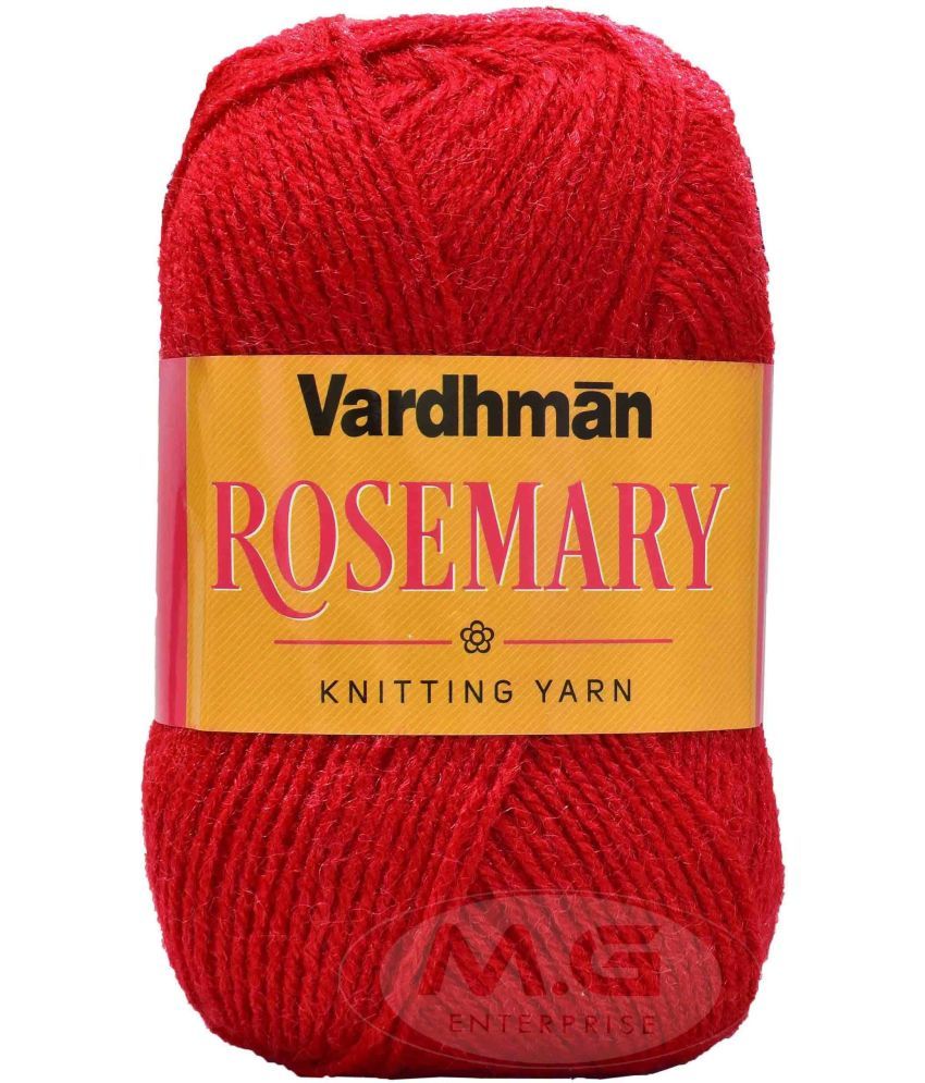     			Represents Vardhman K/K Rosemary Red (200 gm) knitting wool Art-GJJ