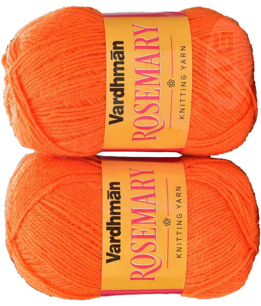     			Represents Vardhman S_Rosemary Orange (400 gm) knitting wool Art-FIG