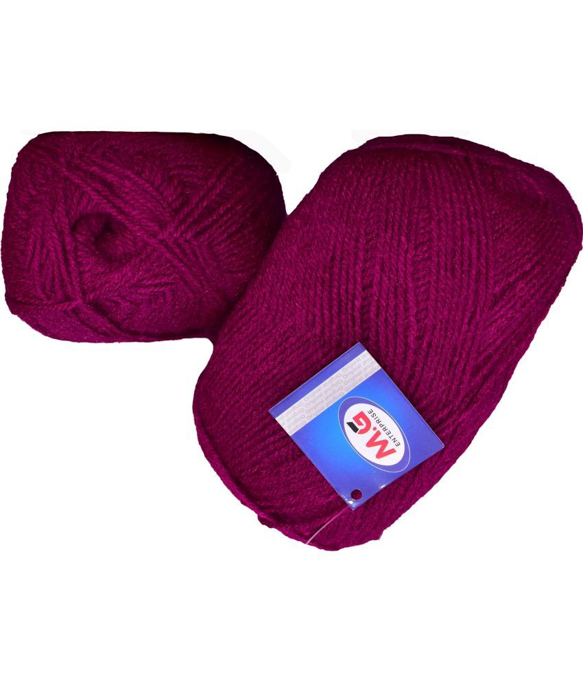     			Rosemary Magenta (300 gm)  Wool Ball Hand knitting wool / Art Craft soft fingering crochet hook yarn, needle knitting yarn thread dye T UB