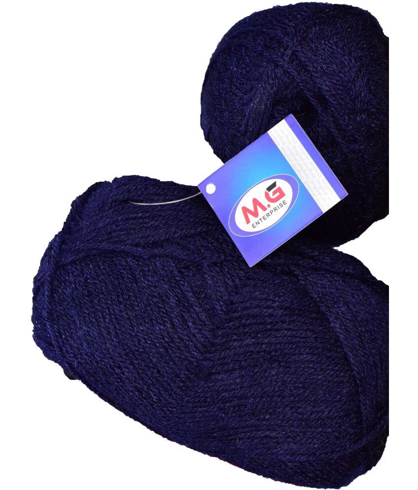     			Rosemary Navy (400 gm)  Wool Ball Hand knitting wool / Art Craft soft fingering crochet hook yarn, needle knitting yarn thread dye Q RA