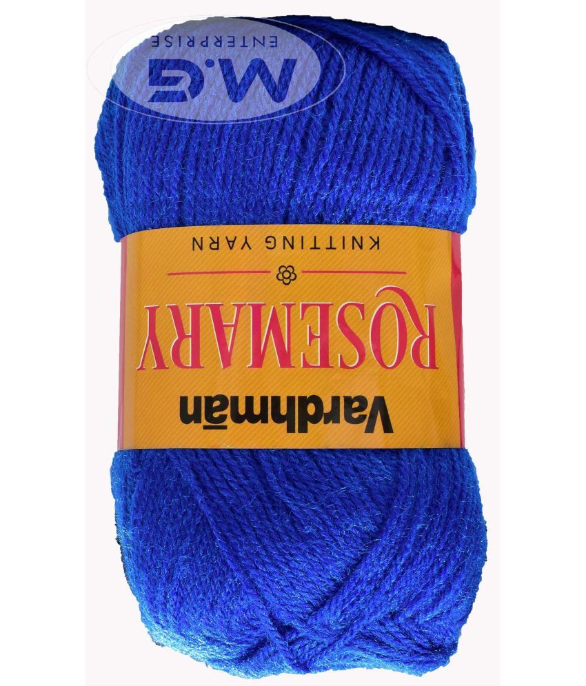     			Rosemary Royal (400 gm)  Wool Ball Hand knitting wool / Art Craft soft fingering crochet hook yarn, needle knitting yarn thread dyed- N OM