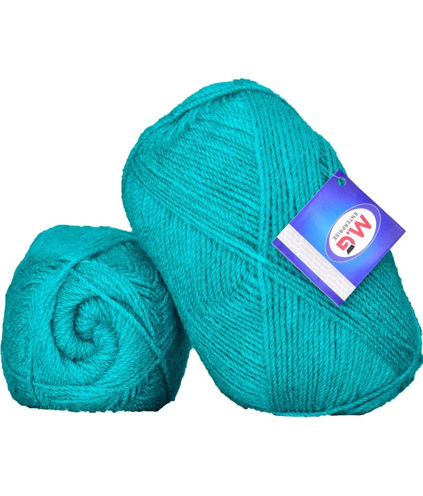     			Rosemary Teal (400 gm)  Wool Ball Hand knitting wool / Art Craft soft fingering crochet hook yarn, needle knitting yarn thread dyed