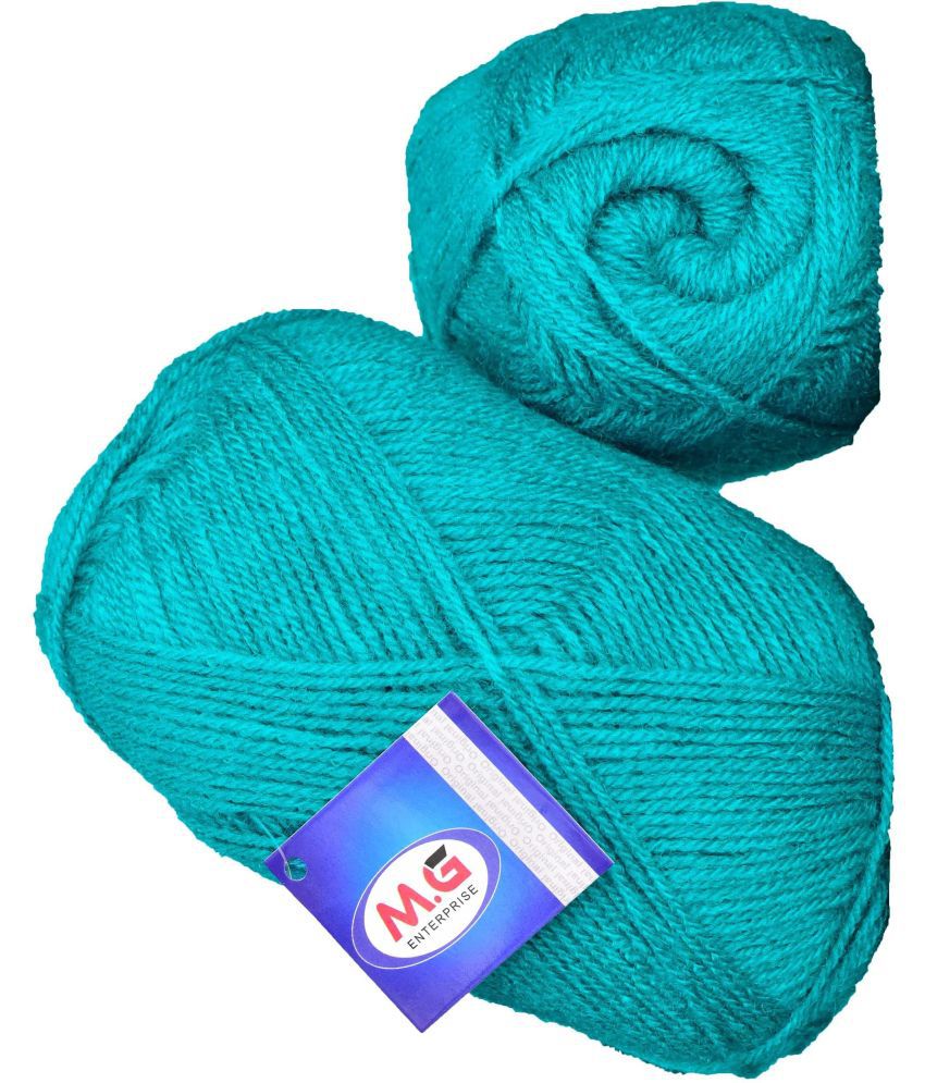     			Rosemary Teal (400 gm)  Wool Ball Hand knitting wool / Art Craft soft fingering crochet hook yarn, needle knitting yarn thread dyed