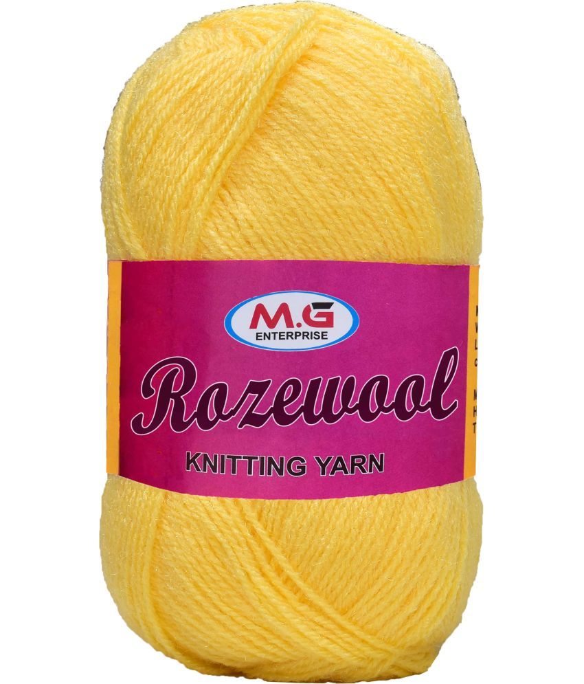     			Rosewool  Dark Cream 200 gms Wool Ball Hand knitting wool- Art-GJG