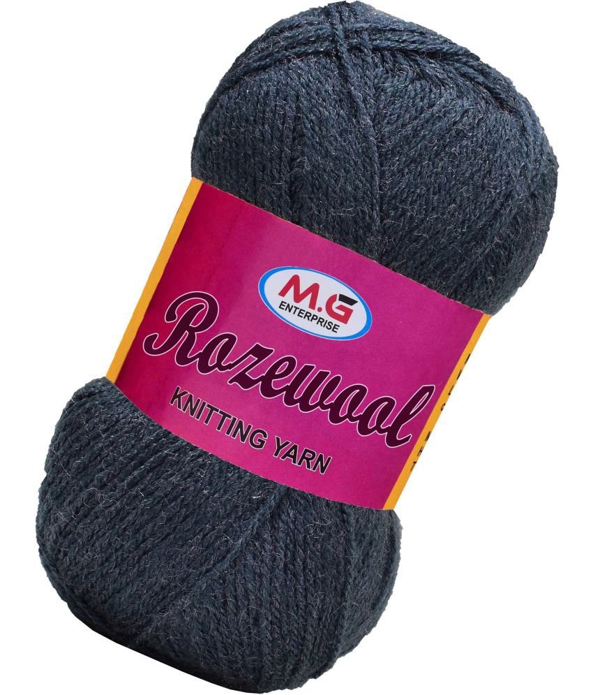     			Rosewool  Mouse Grey 300 gms Wool Ball Hand knitting wool- Art-FIB