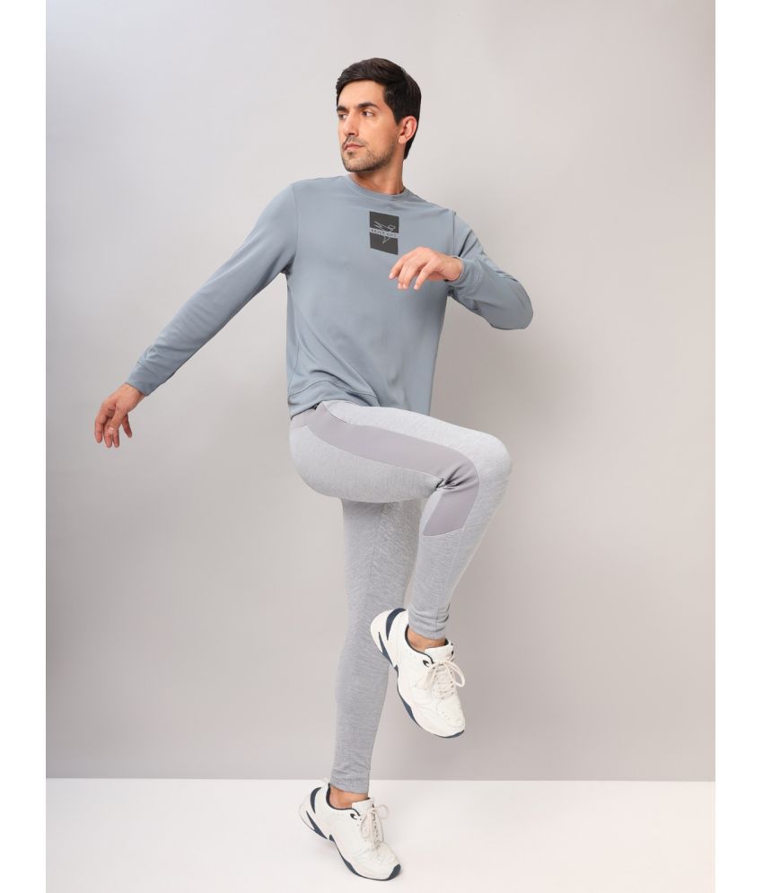     			Technosport Grey Polyester Men's Running Sweatshirt ( Pack of 1 )