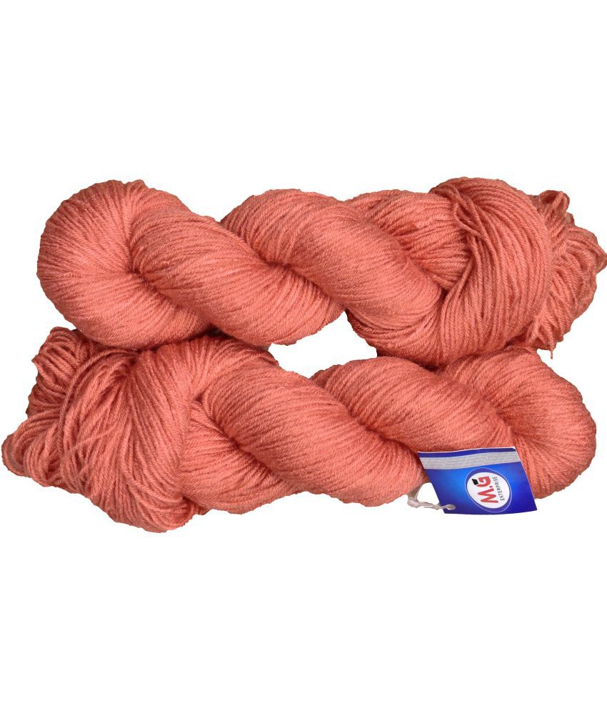     			Tin Tin Salmon (200 gm)  Wool Hank Hand knitting wool / Art Craft soft fingering crochet hook yarn, needle knitting yarn thread dye P QF