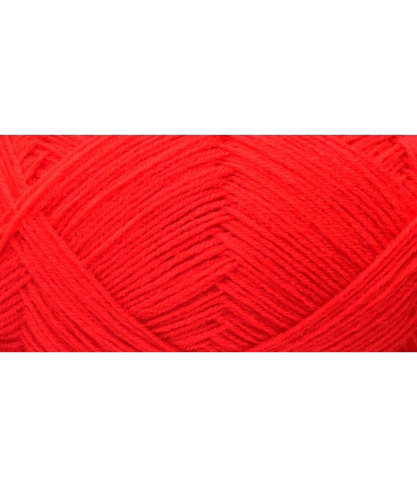     			Uphill  Candy Red 200 gms Wool  Hand knitting wool- Art-AFJD