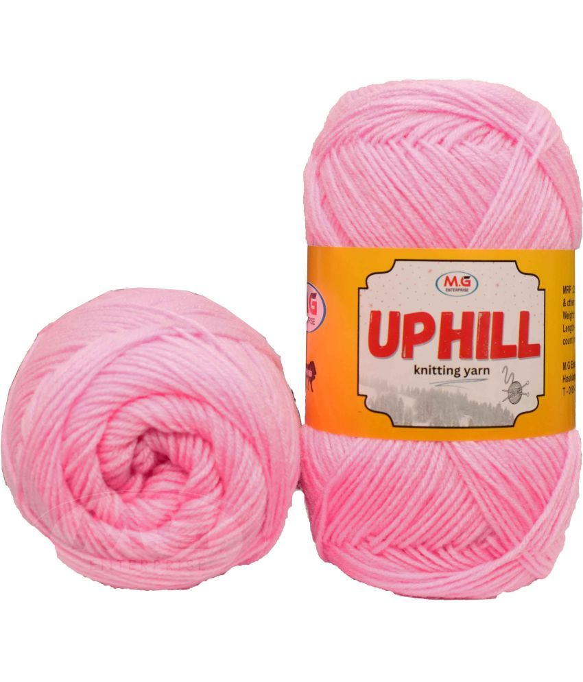     			Uphill  Deep Pink 200 gms Wool  Hand knitting wool- Art-AFAH