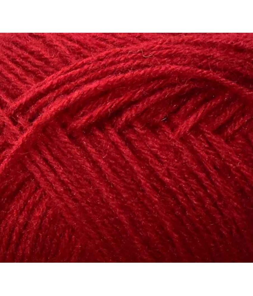     			Uphill  Red 200 gms Wool  Hand knitting wool- Art-AFAA