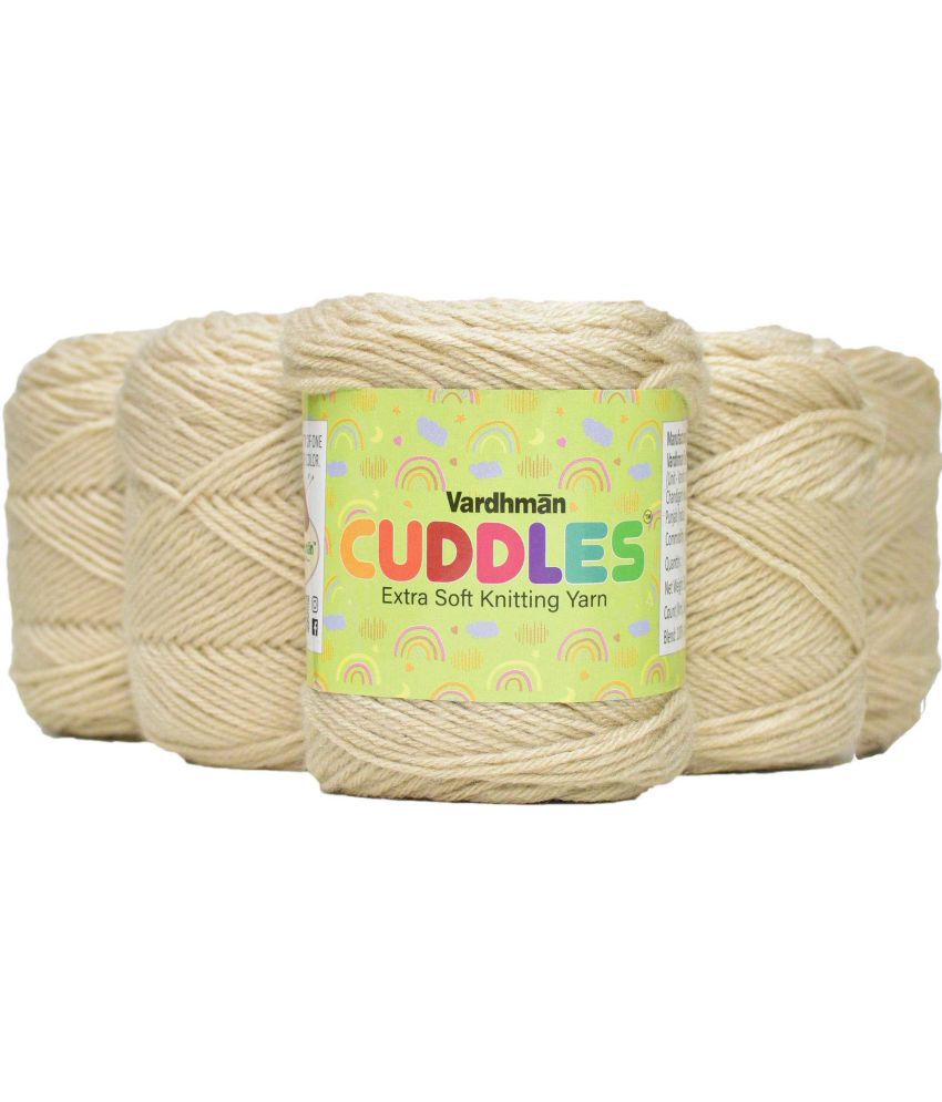     			VARDHMAN 100% Acrylic Wool  Skin 6 gms Baby  knitting wool- Art-ADDG
