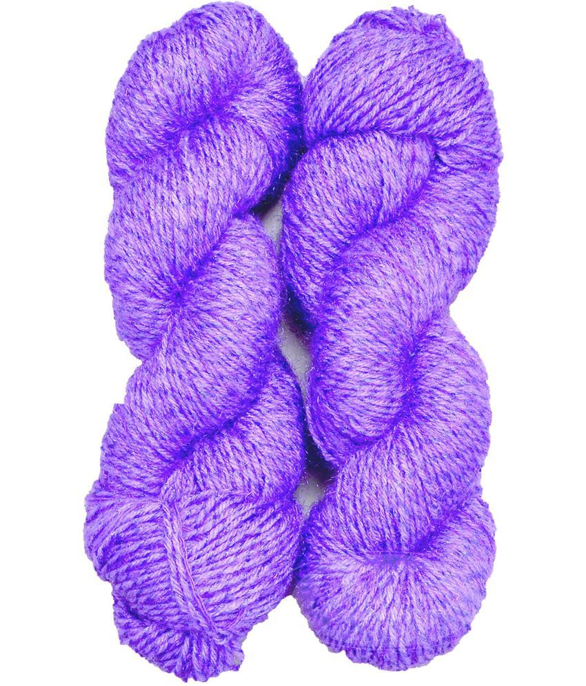     			Vardhman Charming SM Purple (200 gm)  Wool Hank Hand knitting wool