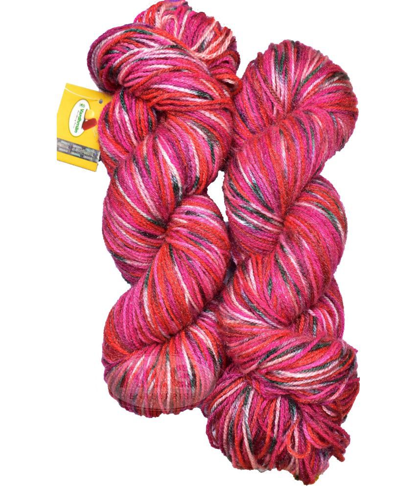     			Vardhman Fashionist K_K Cherry Blossom (200 gm)  Wool Hank Hand wool ART - BGB