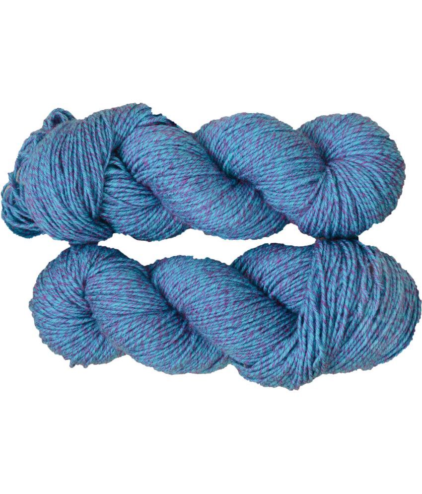     			Vardhman K_K Fusion  Blue (400 gm)  wool ART - BHC