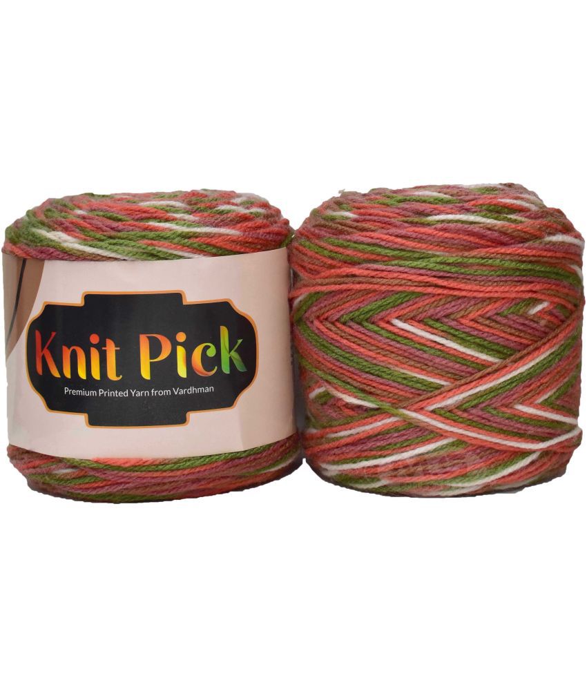     			Vardhman Knit Pick K/K Rusty Green (300 gm)  wool ART - ACCG