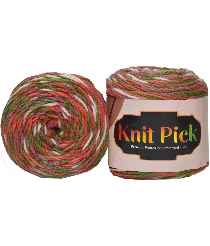     			Vardhman Knit Pick K/K Rusty Green (400 gm)  wool ART - ACCG