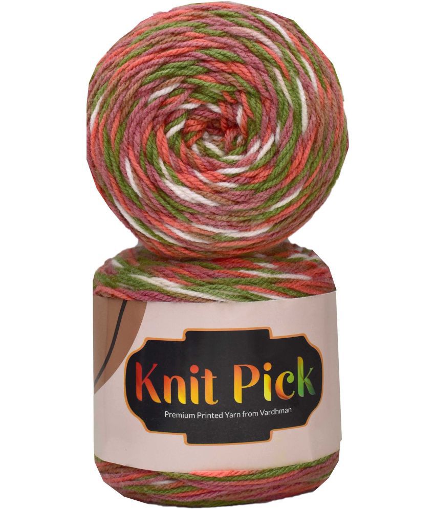     			Vardhman Knit Pick K/K Rusty Green (200 gm)  wool ART - ACCG