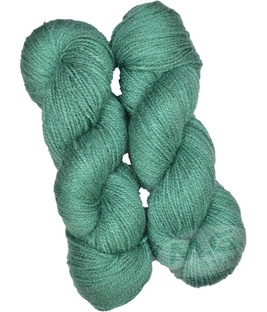     			Vardhman Rabit Excel Turquoise (500 gm)  Wool Hank Hand knitting wool Art-FDG