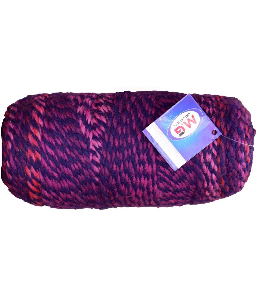     			Zebra Purple (150 gm)  Wool Ball Hand knitting wool / Art Craft soft fingering crochet hook yarn, needle knitting yarn thread dye R SD